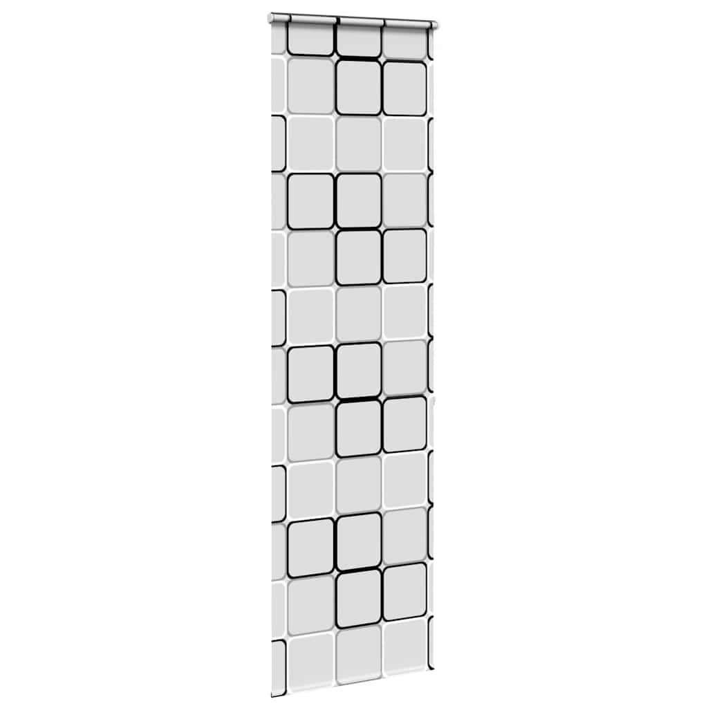 Tenda a Rullo per Doccia Cassonetto 80x240 cm Larghezza Tessuto