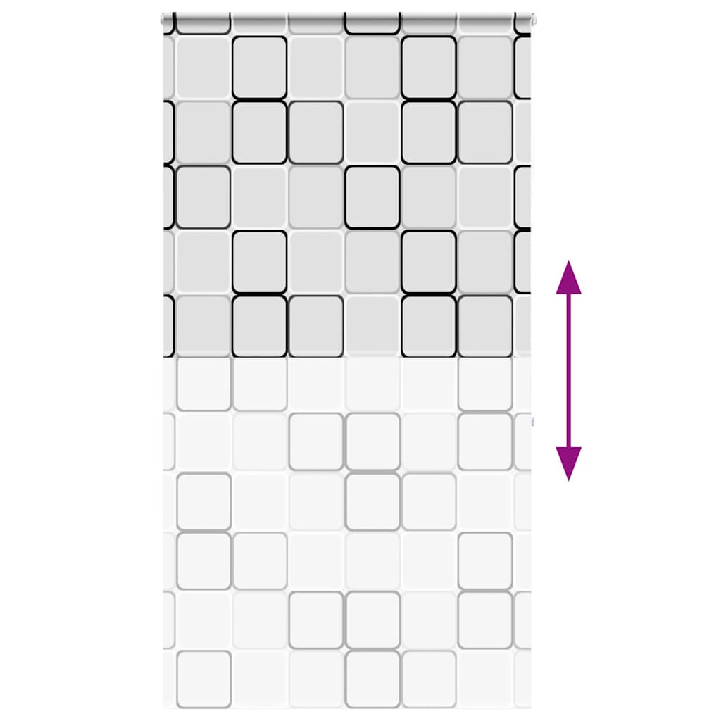 Tenda a Rullo per Doccia Cassonetto 140x240cm Larghezza Tessuto