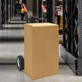 Carrello Pieghevole Estensibile Nero e Rosso 57 x 46 x 113 cm