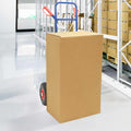 Carrello Pieghevole Estensibile Blu e Rosso 49,5 x 53 x 114 cm