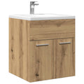 Mobile Lavabo Bagno Artigianale 41x38,5x46 cm in Truciolato
