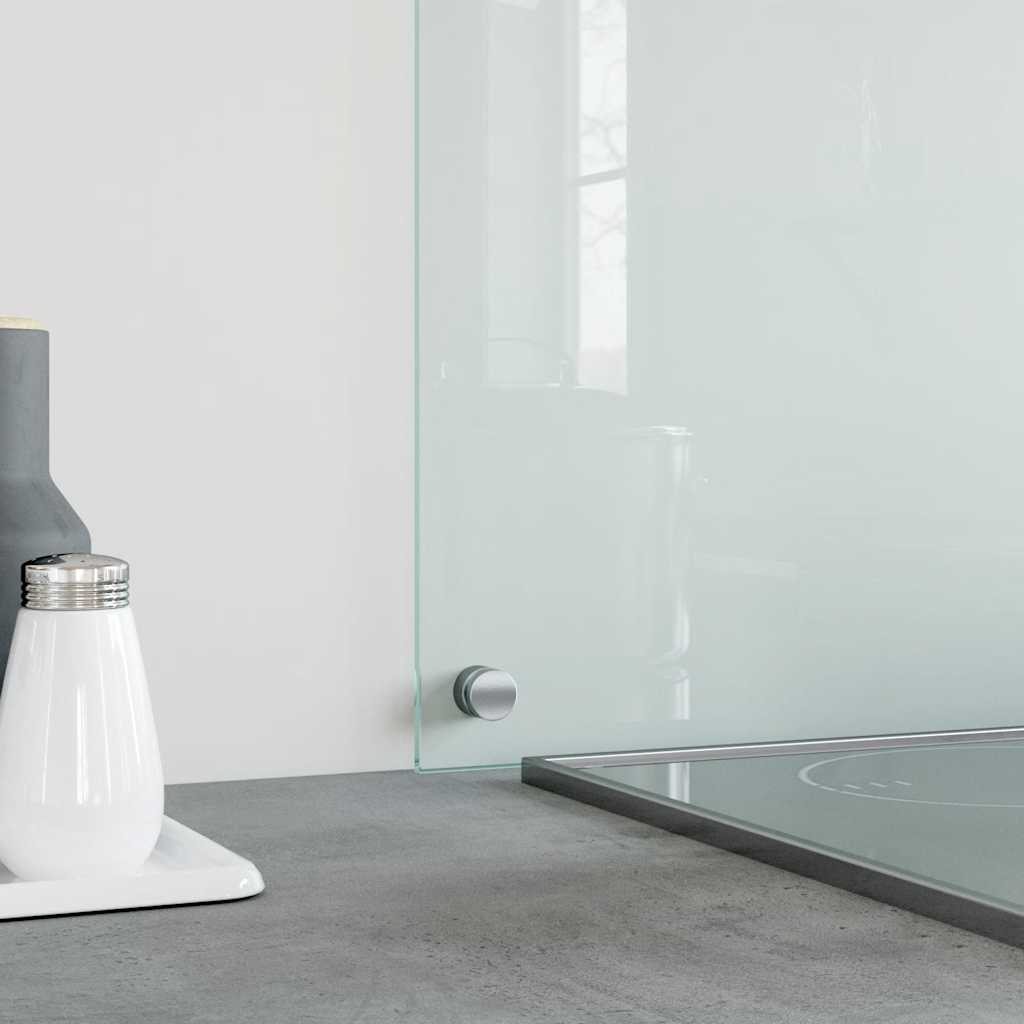 Paraschizzi per Cucina 2 pz Trasparente 70x40cm Vetro Temperato