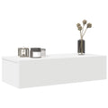 Scaffale a Parete con Cassetti Bianco 60x26,5x15 cm Truciolato