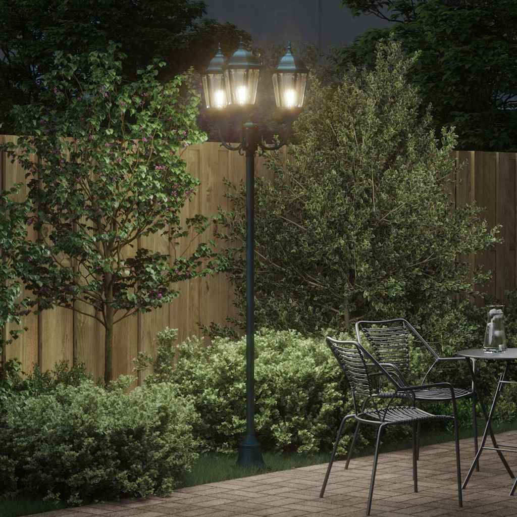Luce da Giardino Verde vintage spazzolato 57 x 49 x 241 cm