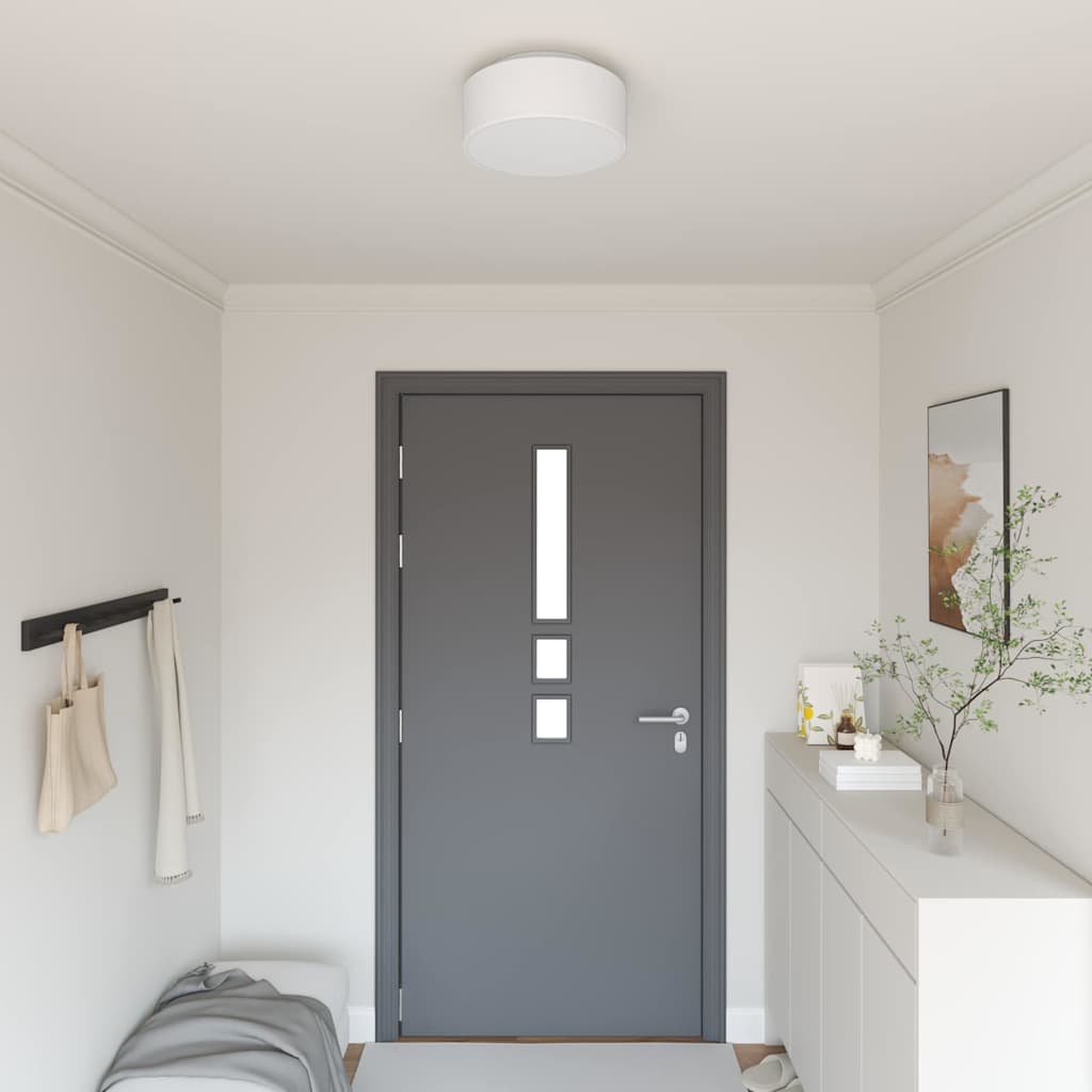 Lampada da soffitto Bianco 30 x 30 x 13,5 cm Tessuto