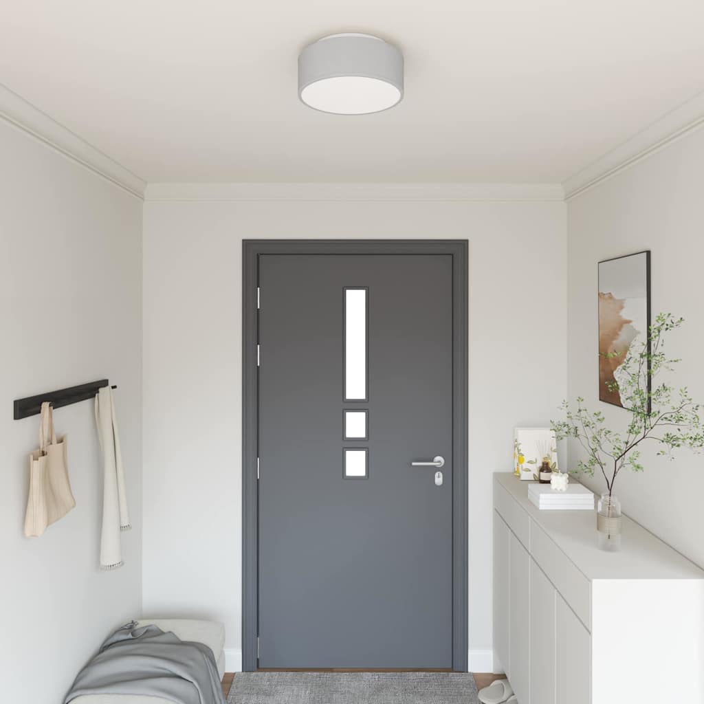Lampada da soffitto Grigio 30 x 30 x 13,5 cm Tessuto