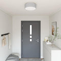 Lampada da soffitto Grigio 38 x 38 x 13,5 cm Tessuto