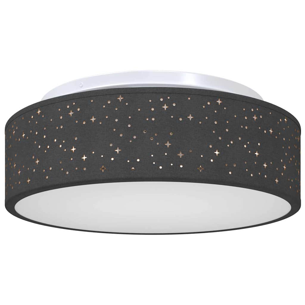 Lampada da soffitto Nero 38 x 38 x 13,5 cm Tessuto