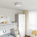 Lampada da soffitto Grigio 38 x 38 x 13,5 cm Tessuto