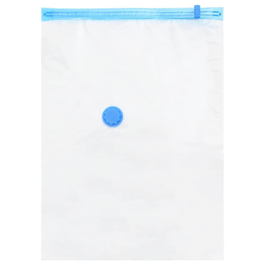 Sacchetti per Stoccaggio 20 pz Trasparente e Blu 70 x 50 cm