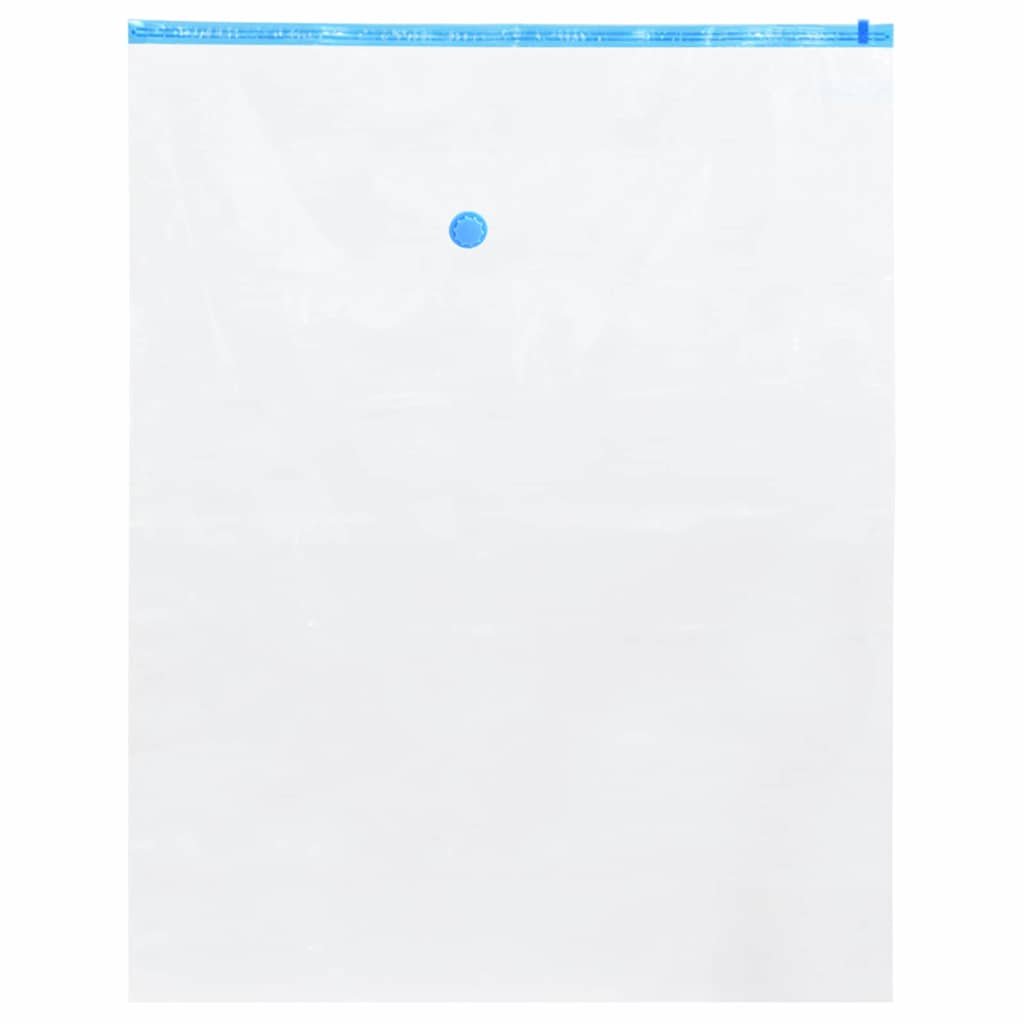 Sacchetti per Stoccaggio 20 pz Trasparente e Blu 100 x 80 cm