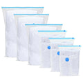 Sacchetti per Stoccaggio 5 pz Trasparente e Blu 130 x 100 cm