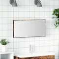 Specchio Marrone 80 x 37 cm Vetro e Legno Ingegnerizzato