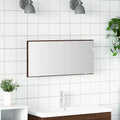 Specchio Rovere marrone 80 x 37 cm Vetro e Legno Ingegnerizzato