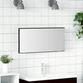 Specchio Rovere nero 80 x 37 cm Vetro e Legno Ingegnerizzato