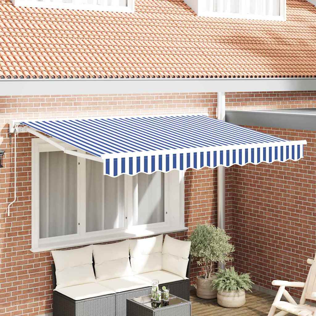 Struttura della tenda Blu e Bianco 250 x 200 cm