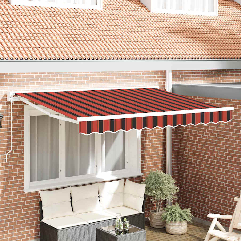 Struttura della tenda Arancione e Nero 250 x 200 cm