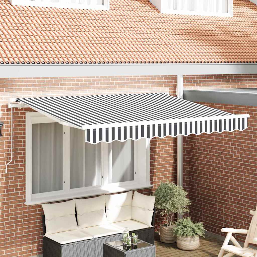 Tenda retrattile Antracite 250 x 200 cm Tessuto