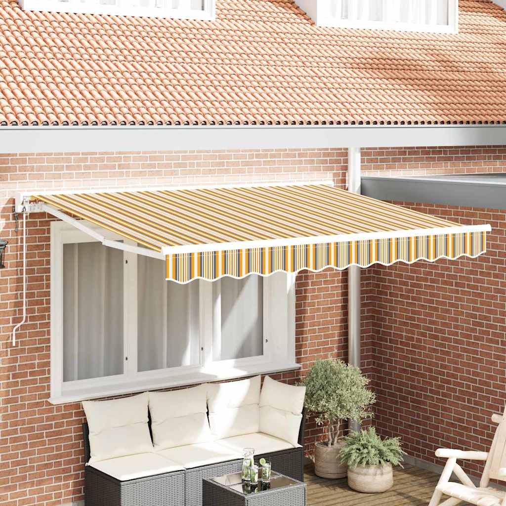 Struttura della tenda Giallo e Grigio 250 x 200 cm