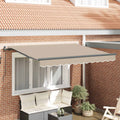 Tenda retrattile Beige 250 x 200 cm Tessuto