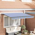 Tenda retrattile Blu 300 x 200 cm Tessuto