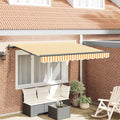 Tenda retrattile Giallo 300 x 200 cm Tessuto