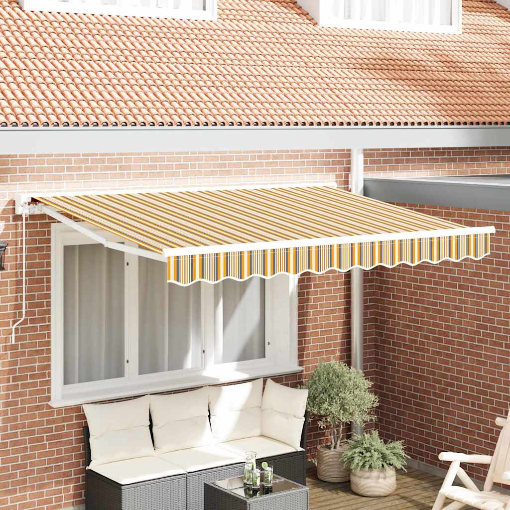 Struttura della tenda Giallo e Grigio 300 x 200 cm