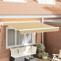 Tenda retrattile Giallo 300 x 200 cm Tessuto