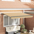 Tenda retrattile Giallo 300 x 200 cm Tessuto