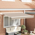 Tenda retrattile Beige 300 x 200 cm Tessuto