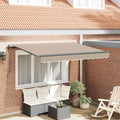 Tenda retrattile Beige 300 x 200 cm Tessuto