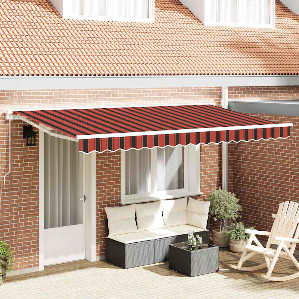 Struttura della tenda Arancione e Nero 350 x 200 cm