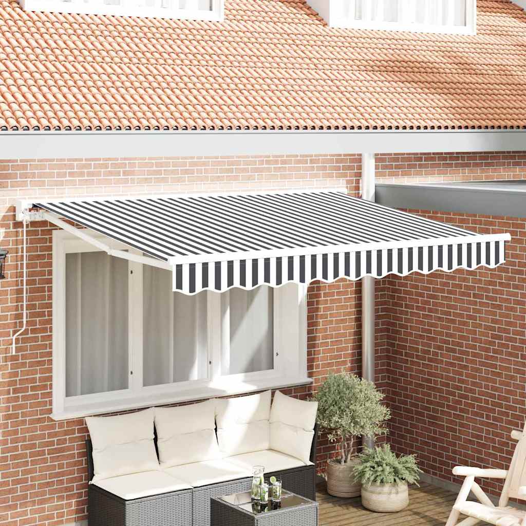 Struttura della tenda Antracite e Bianco 350 x 200 cm