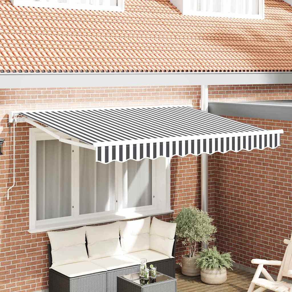 Struttura della tenda Antracite e Bianco 350 x 200 cm