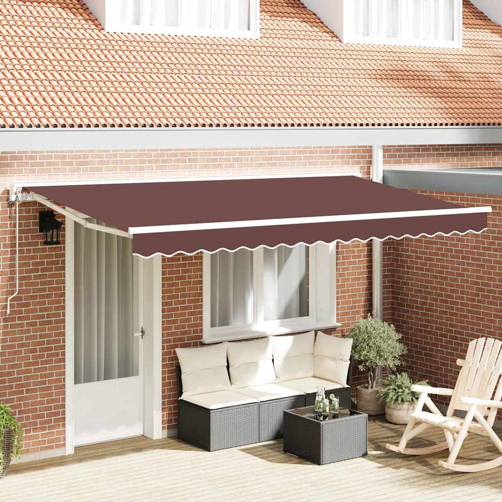 Struttura della tenda Marrone 400 x 200 cm