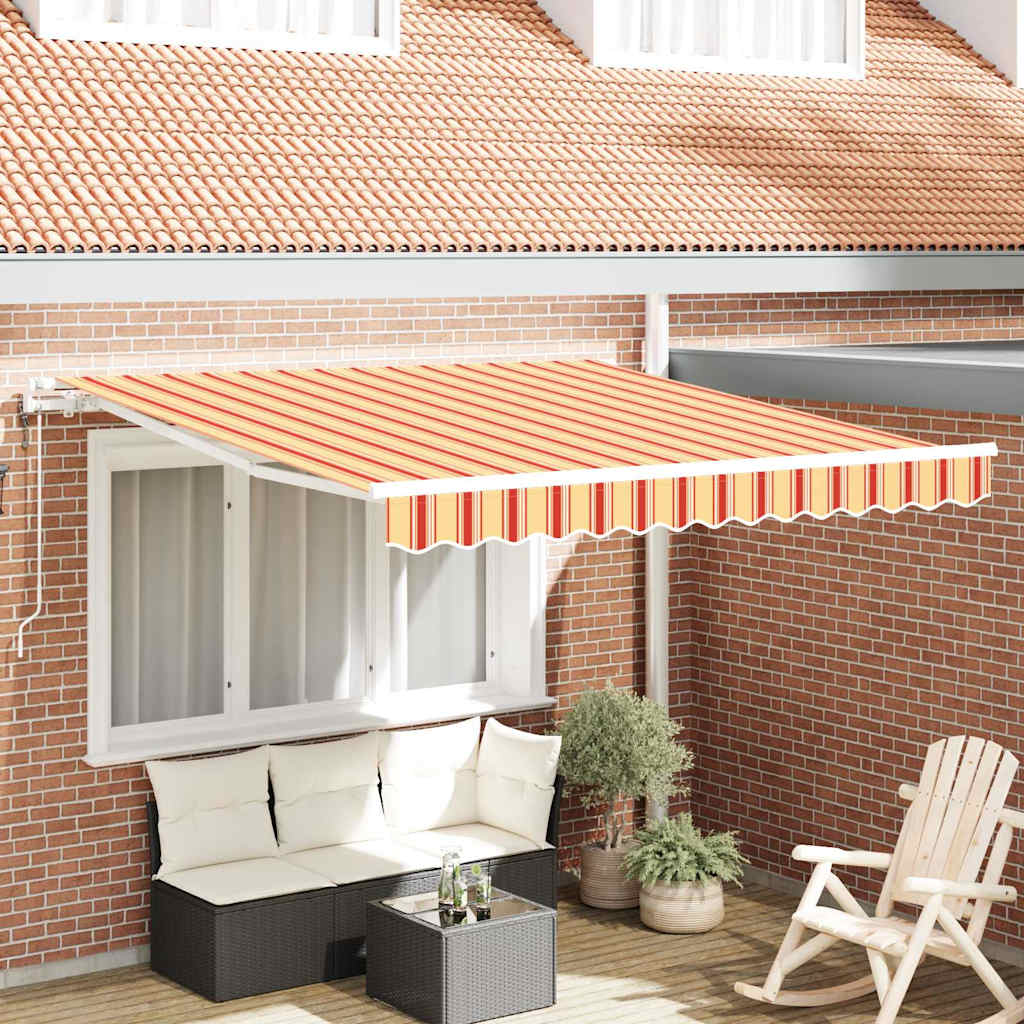 Tenda retrattile Giallo e Arancione 300 x 250 cm
