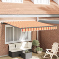 Tenda retrattile Giallo e Arancione 300 x 250 cm