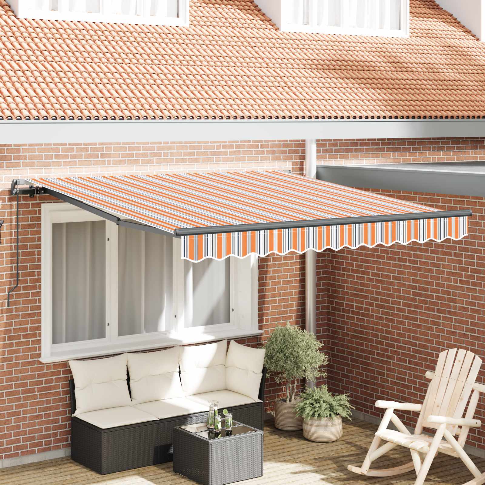 Tenda retrattile Multicolore 300 x 250 cm