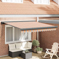 Tenda retrattile Multicolore 300 x 250 cm Tela e Alluminio