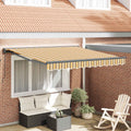 Struttura della tenda Giallo e Grigio 300 x 250 cm
