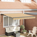 Struttura della tenda Giallo e Grigio 300 x 250 cm