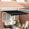 Tenda retrattile Nero 300 x 250 x 165 cm