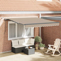 Tenda retrattile Beige 300 x 250 cm Poliestere
