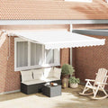 Tenda retrattile Bianco 300 x 250 cm Poliestere