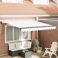 Tenda retrattile Bianco 300 x 250 x 165 cm Poliestere e Metallo