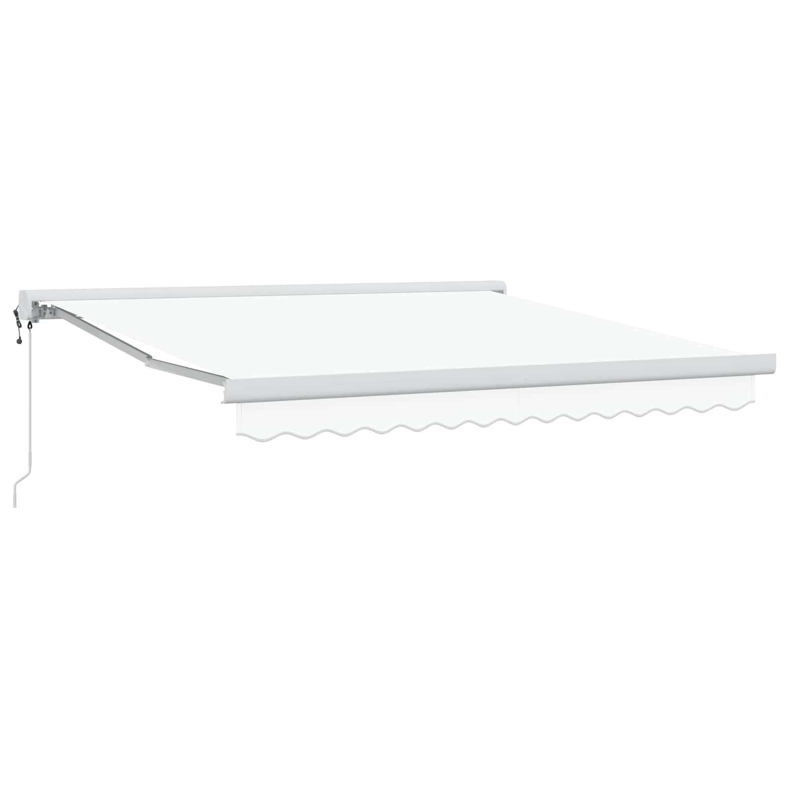 Tenda retrattile Bianco 300 x 250 x 165 cm Tessuto e Metallo