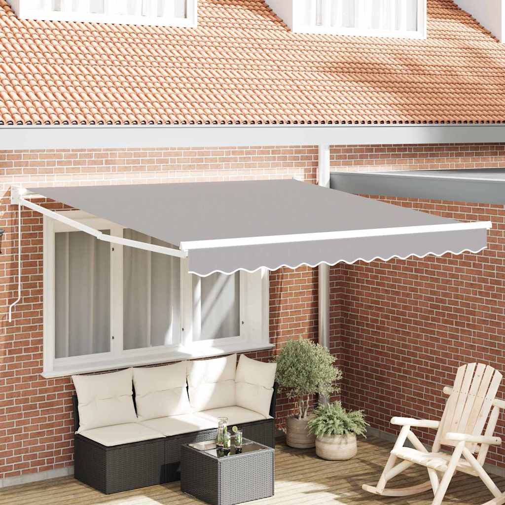 Tenda retrattile Grigio Chiaro 300 x 250 x 165 cm