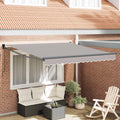 Tenda retrattile Grigio Chiaro 300 x 250 x 165 cm