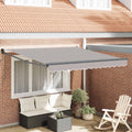 Tenda retrattile Grigio Chiaro 300 x 250 x 165 cm