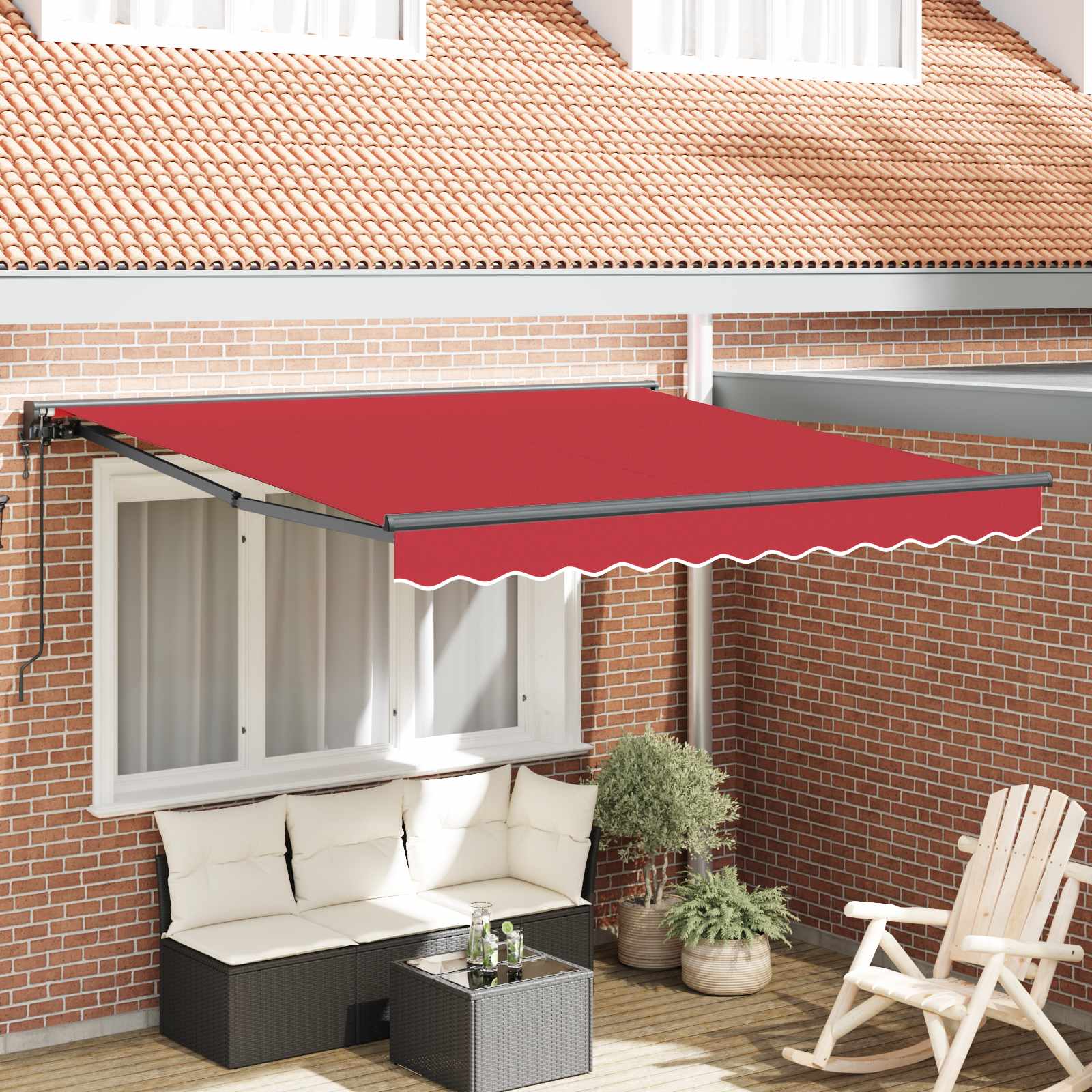 Struttura della tenda Rosso 300 x 250 cm